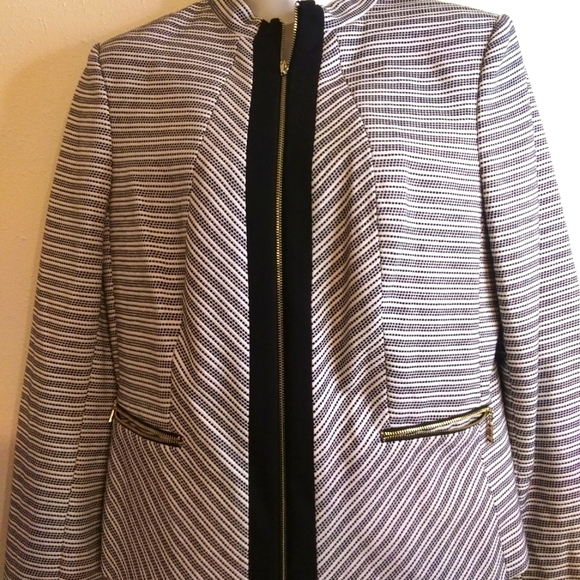 Tommy Hilfiger Chevron Women's Blazer & Jacket - Picture 2 of 10